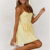 Magic Soul Mini Dress Lemon