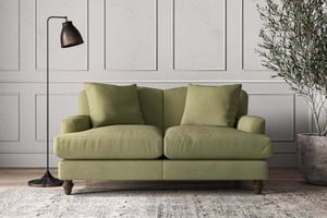 nkuku Deni Small Sofa | Make To Order | Brera Linen Sage