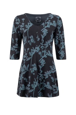 Weird Fish Arielle Printed Jersey 3/4 Sleeve Tunic Spring Lake Size 8