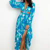 Resort Style Maxi Dress Blue