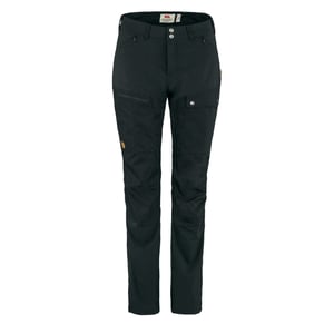 Fjallraven Womens Abisko Midsummer Trousers Short Leg Black