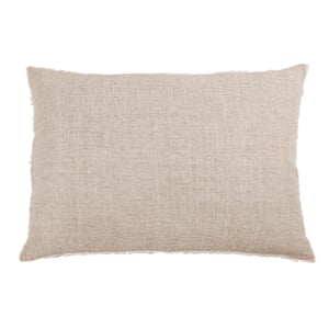 Logan Linen Standard Sham   Terra Cotta