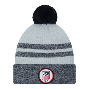 Adult New Era USMNT Grey Knit Hat