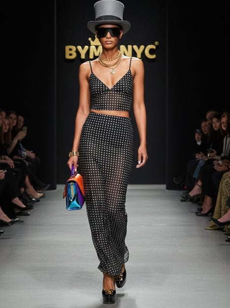 Polka Dot Mesh Set • SOHO New Collection BYMANYC ® New York