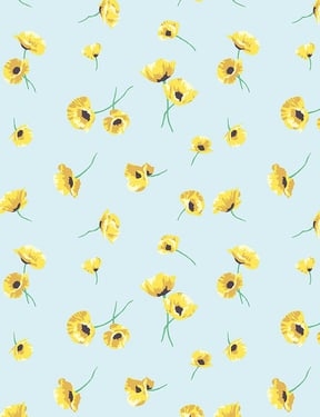 Poppy' Wallpaper by Nathan Turner - Sky - Traditional / 27 in. x 27 ft.