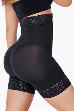 BBL Effect Daily High Waist Shorts - Black / 2XL