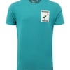 Weird Fish Beaksy Back Print Artist T-Shirt Deep Teal Size 5XL