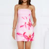 Primrose Mini Dress Pink Flower