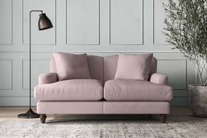 nkuku Deni Small Sofa | Make To Order | Recycled Cotton Lavender