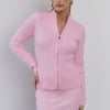Winter Magic Cable Knit Cardigan Pink