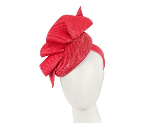 Red pillbox fascinator by Fillies Collection S259