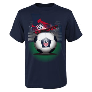Junior Outerstuff USWNT Kickoff Navy Tee / 4