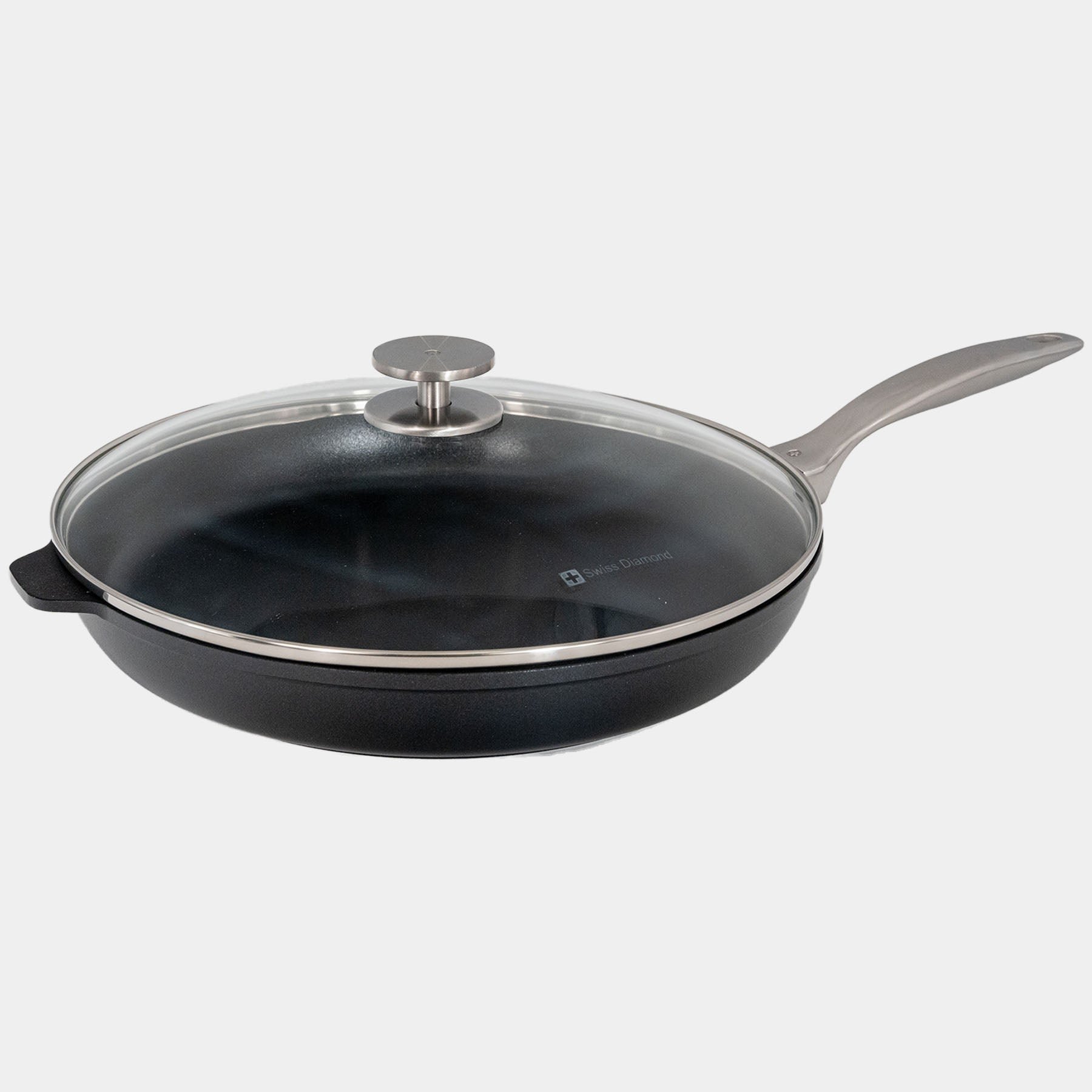 CHD 12.5" Fry Pan with Glass Lid - 12.5"