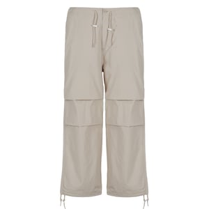 Obey Womens Mina Parachute Pant Silver Grey
