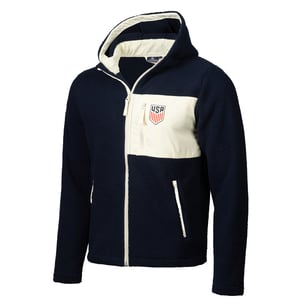 Men's USMNT Soccer House Heavy Pile Navy Jacket / 2X