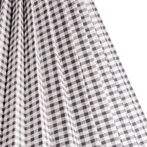 30cm empire folded shade in black and white gingham
