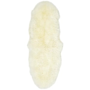 Genuine Sheepskin Rug Natural - Double - 70x175cm