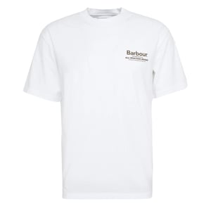 Barbour Outdoors Graphic Fit T-Shirt White