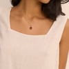 Stone Square Neck Swing Top