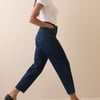 Dark Blue Denim Putney Barrel Leg Jeans