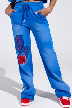 AKIRA Three One Two Wide Leg Jogger Pants | Size 1X