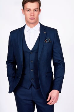 Marc Darcy Callum blue Three Piece Suit