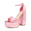 DREAM PAIRS Rhinestone High heel Platform Sandals