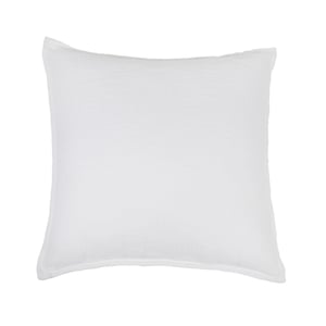 Harbour White Cotton Euro Sham