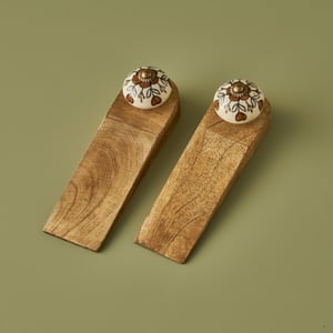 Hermosa Mango Wood Door Stopper
