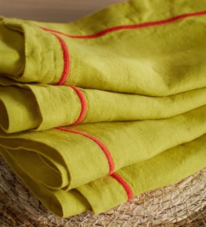 Glassette Vine 100% Linen Napkins