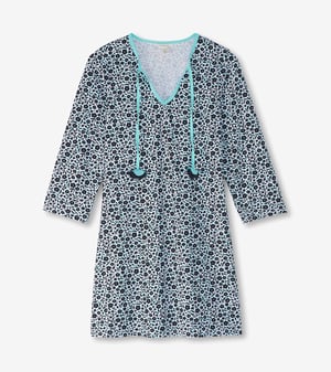 Women's Mini Fresh Flowers Seaside Beach Dress