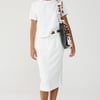 Bryson Midi Skirt (White) - US 8