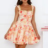 Sunflare Mini Dress Orange
