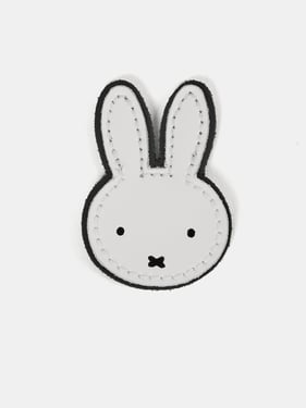 The Miffy Face Bookmark - Black and Brilliant White