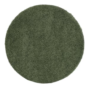 My Rug - Forest Green Rug - 100cm Dia Circle