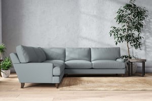 nkuku Marri Corner Sofa | Make To Order | Grand | Recycled Cotton Horizon