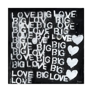 Love Big Love Art Print