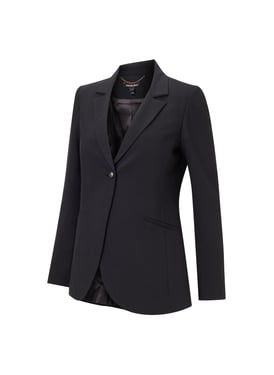 Josefina Maternity Blazer - IO 0 | UK 4-6 | EU 32-34 | US 0-2 / Caviar Black