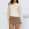 Honey Trap Mesh Long Sleeve Top Yellow