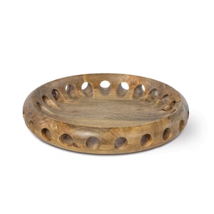 Savior Large Natural Mango Wood Bowl