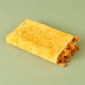 Jolia Cotton Hand Towel - Yellow