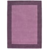Borders Wool Rug Mauve - 120x170cm