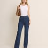 Dark Blue High Rise Mayfair Bootcut Jeans