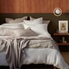 Cream 100% Linen Fitted Sheet