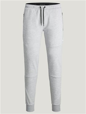 Jack & Jones Twill Air Sweat Joggers - Light Grey Melange - XL
