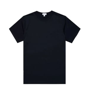 Sunspel S/S Crew Neck Tee Midnight Navy