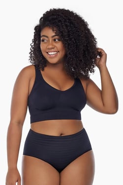Daily Striped Briefs - Black / 3XL