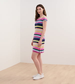 Nellie Dress - Hot Stripes