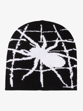 Thesupermade Cobweb Knitted Hat - 1989 - Black / One Size