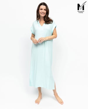 Juliette Women Cap Sleeve Jersey Long Nightdress - 28